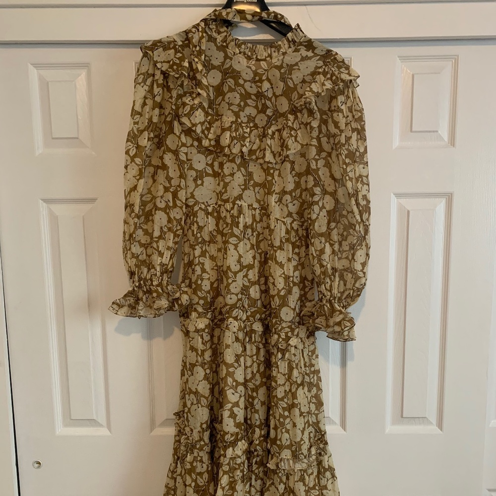 Doen Caramel Dress in Mustard
